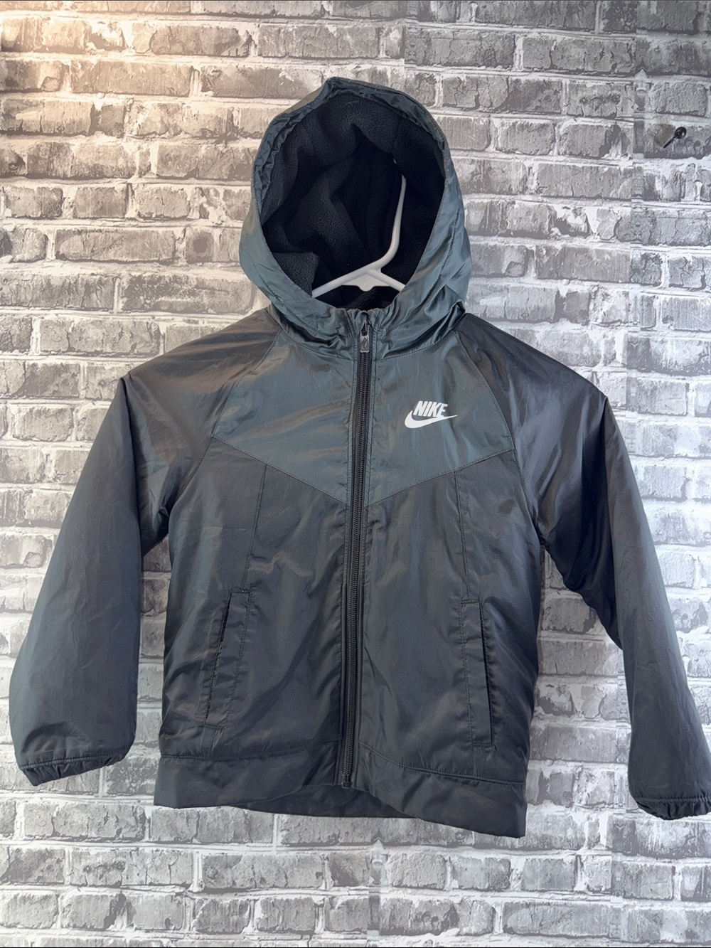 Nike Black Hooded Kids' coat